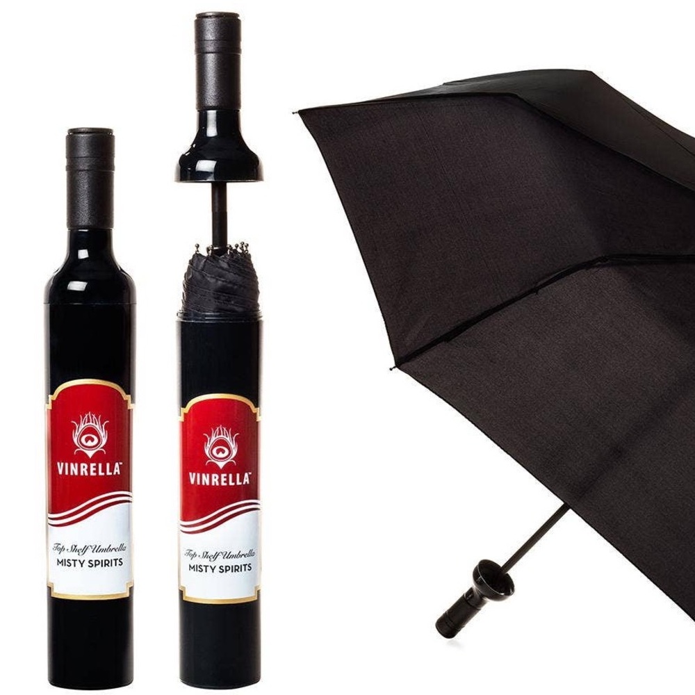 Great Gift! Vinrella Umbrella In a Bottle Red Wine Lovers Design